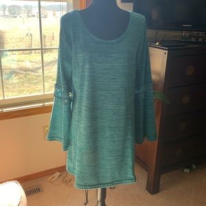Win Win Cross Back Tie tunic